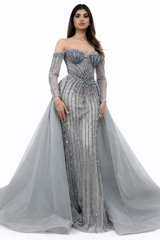 Elessa Overskirt - Grey