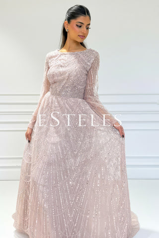 Nagina A-Line Modest - Pink