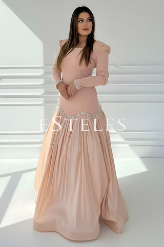 Sima Sleeved - Powder Pink
