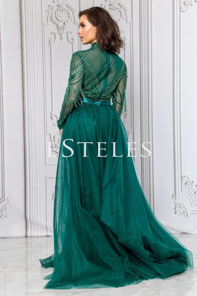 Doha Green Dress by Esteles London - Order Online Today Doha Green Dress by Esteles London - Order Online Today