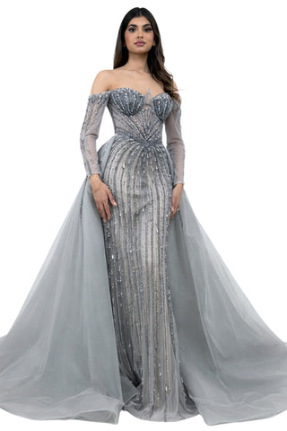 Elessa Overskirt - Grey