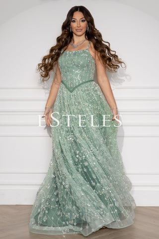 Penelope Off-Shoulder - Mint